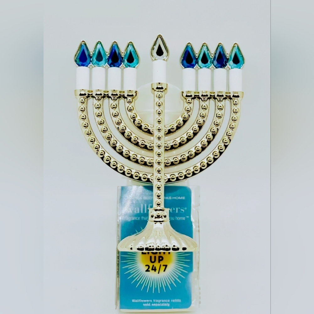 NEW BBW Menorah Nightlight Wallflowers Fragrance Plug